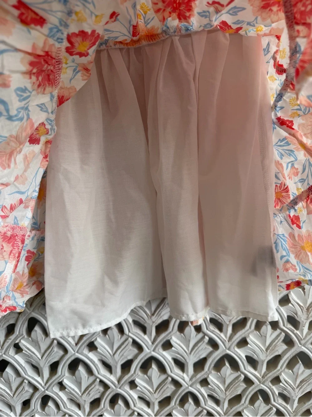 Joie Smocked Puff-Sleeve Dress, 3T